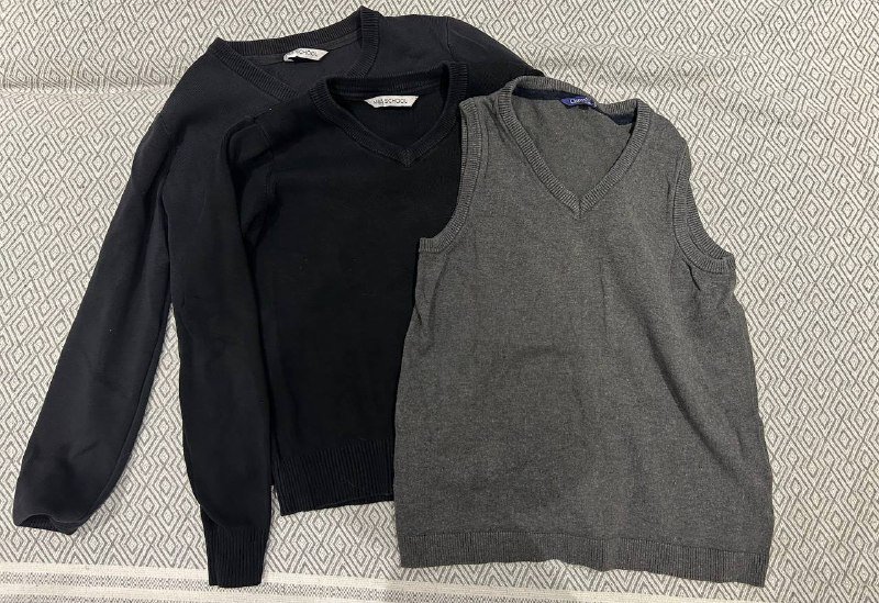 Одежда на мальчика для школы: брюки, джемпера, жилетка, поло, майки 4