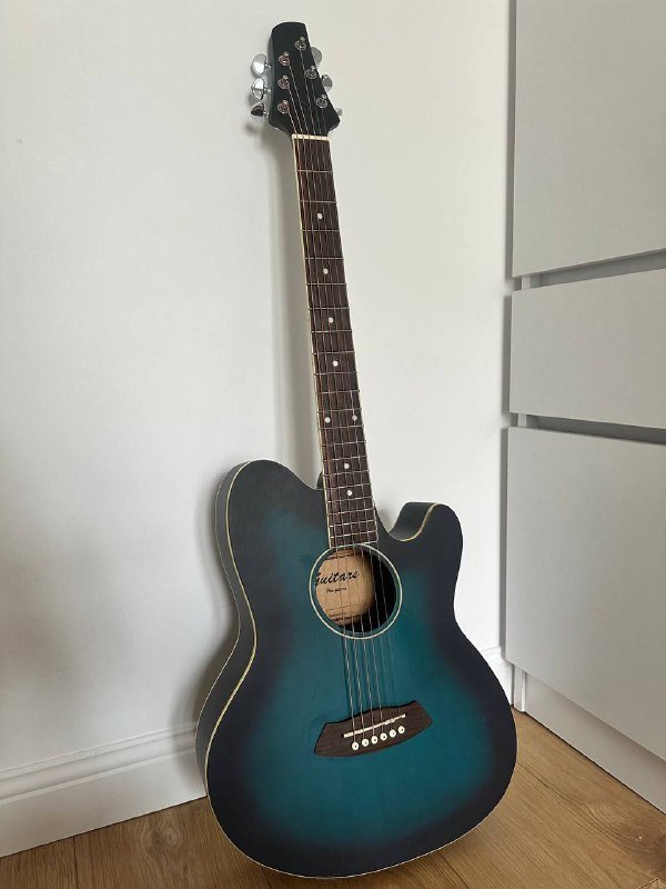 Кастомная акустическая гитара, сумка-чехол