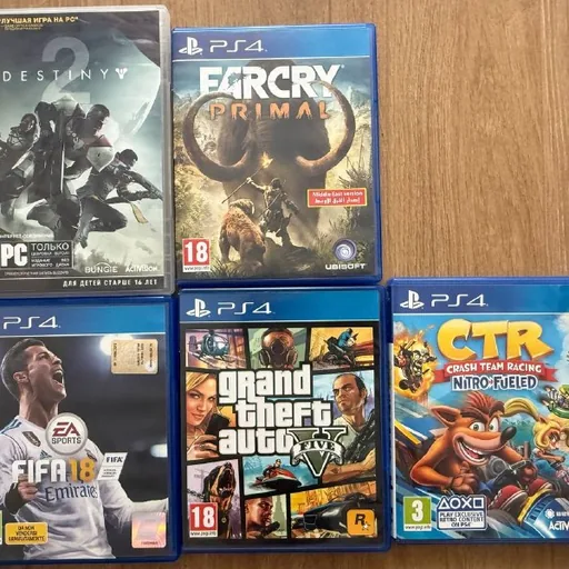 PS4 игры, FIFA, Thief, Grand Theft Auto, CTR