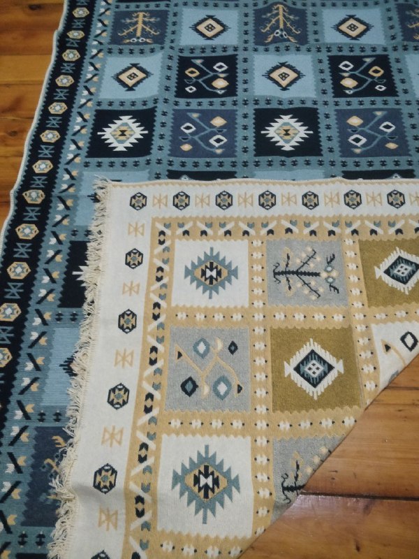 Ковер из хлопка, двусторонний 160х250 2