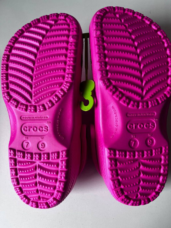 Crocs ярко-розовые m6/w7, оранжевые m7/w8 2
