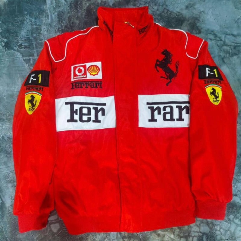 Винтажная куртка бомбер Ferrari 3