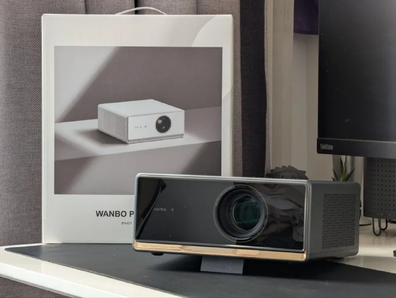 Wanbo X5 Pro Dark Blue Projector 1