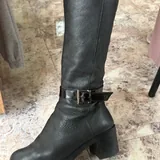 Кожаные сапоги, размер 40 2