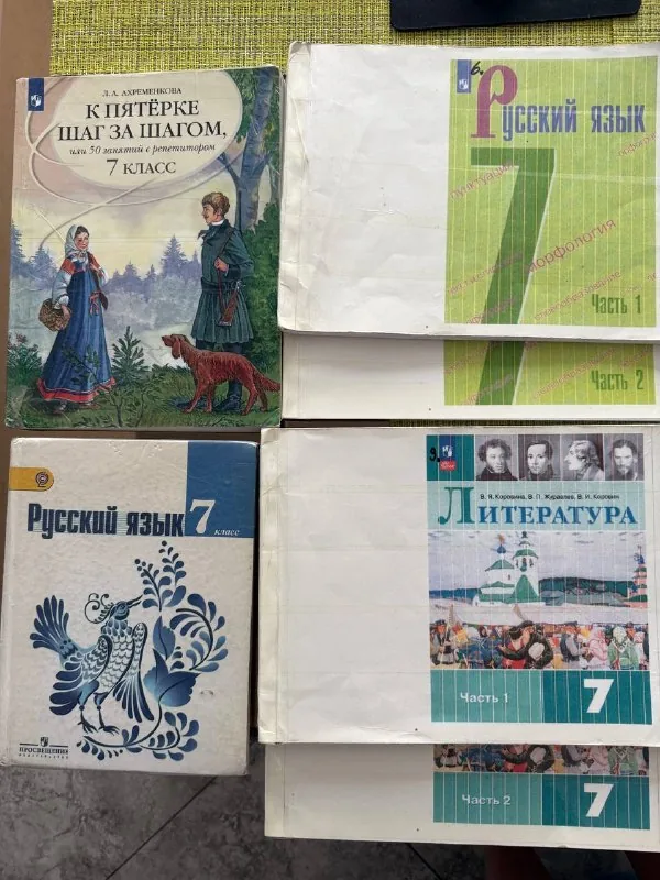 Учебники русского языка, литературы