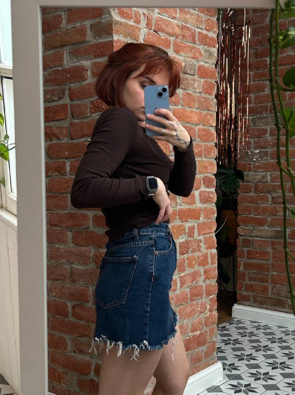 юбка джинсовая 34 размер 2