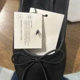 Кожаные балетки Zara 6