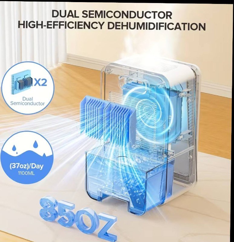 Dual Semiconductor High-Efficiency Dehumidifier 2