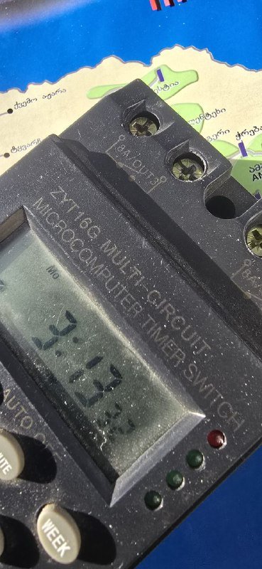 Таймер ZYT16G трехканальный для автоматизации нагрузки 2