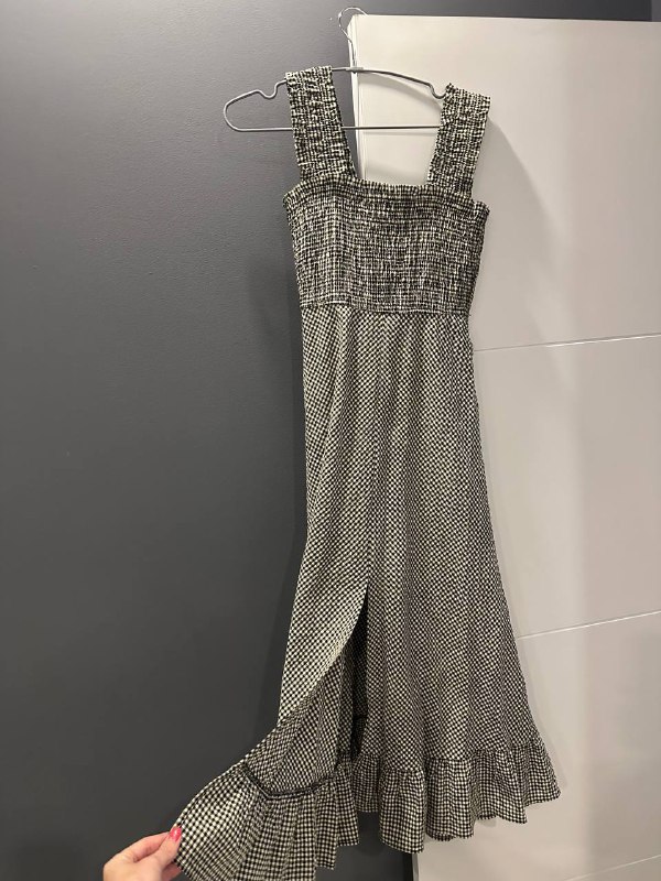 Платье в квадратик, Комбез в горошек, Юбка 2