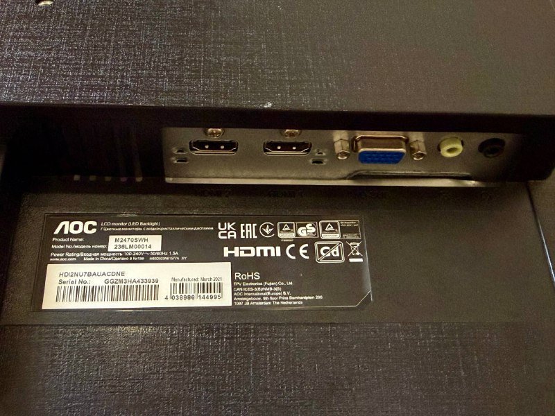 Монитор m2470sw 23.6" Full HD 3