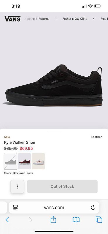 Vans Kyle Walker мужские кроссовки 2