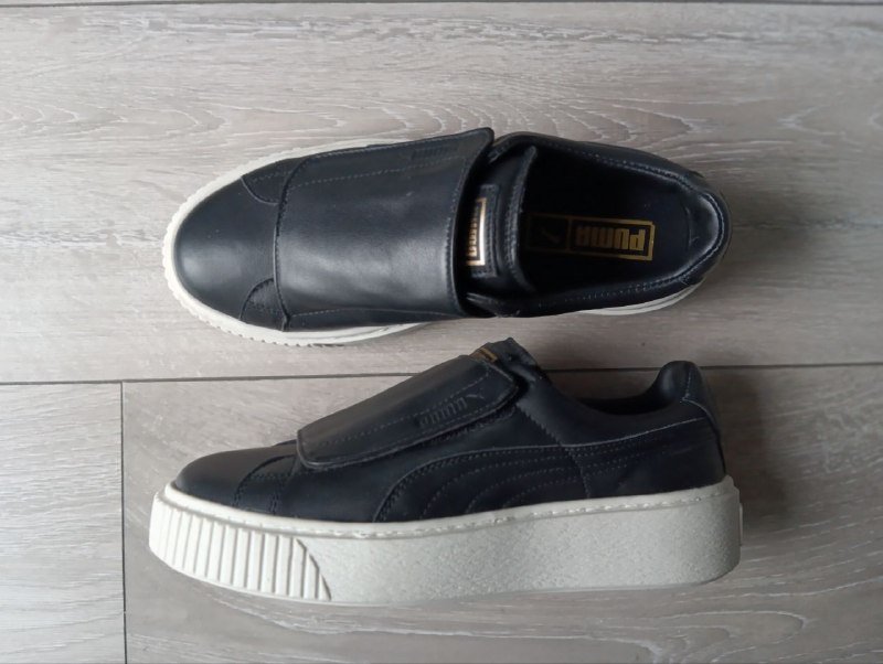 Кроссовки на платформе Puma новые 37 EUR натуральная кожа