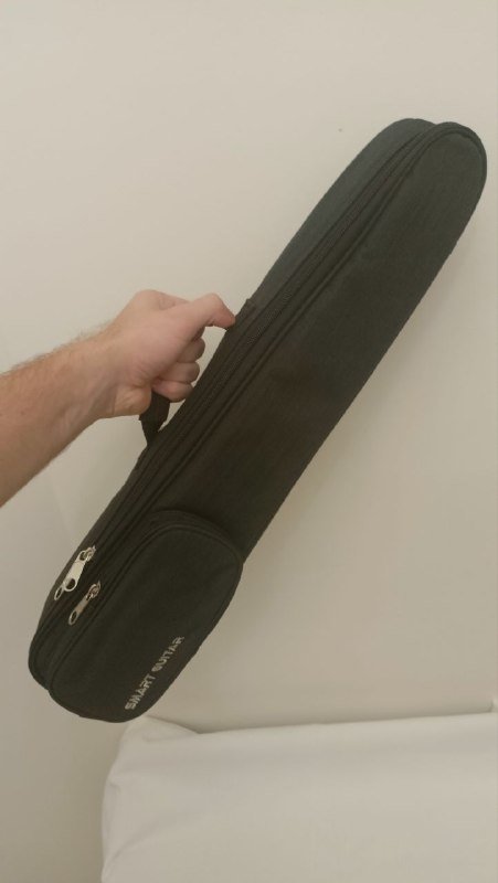 Мини электро гитара с чехлом, с колонкой и аккумулятором 4