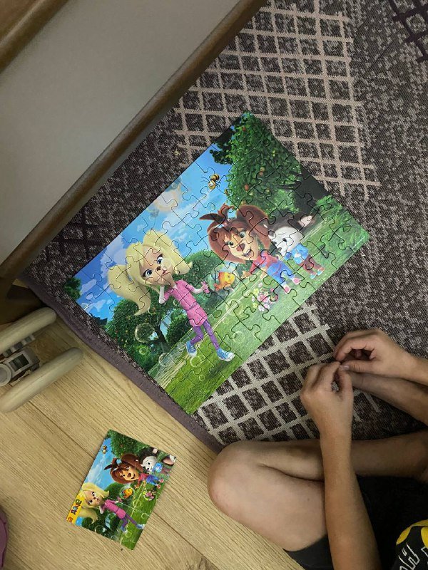 Пазлы, игра, конструктор майнкрафт, Lego creator, много маленьких игрушек 7