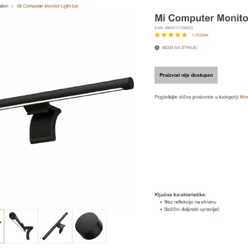 Лампа для монитора Mi Computer Monitor Light bar