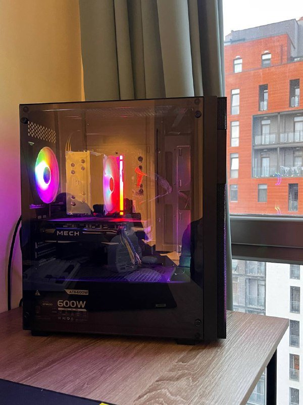 Мощный ПК Intel Core i7, 32GB DDR5, RX 6600, SSD 512GB