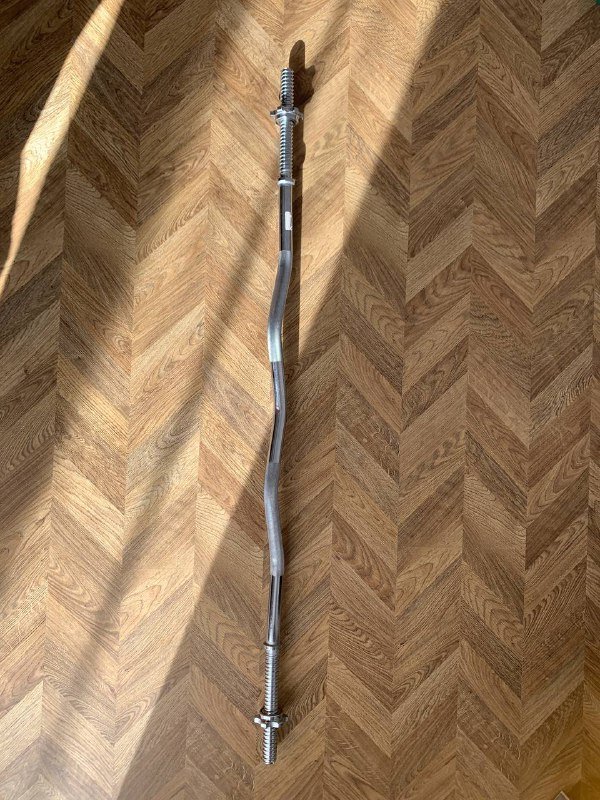 Изогнутый гриф для штанги 120 см