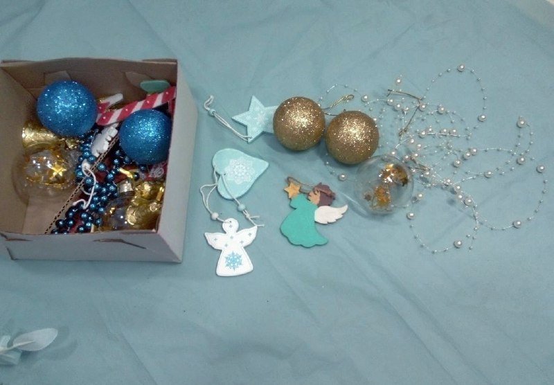 Набор расходников для творчества: цветы, листья, ягоды, веточки, пасхальные яйца 2