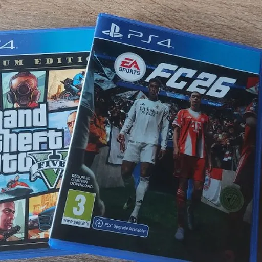 PS4 игры FIFA 26, GTA V
