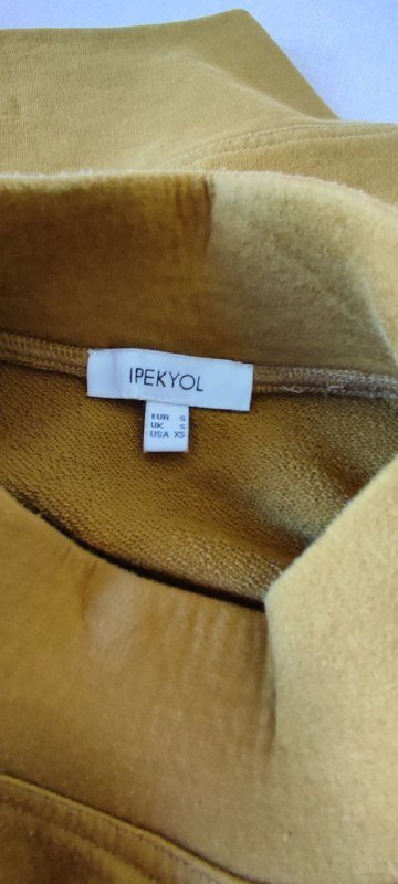 Свитшот горчичный İPEKYOL размер S 4