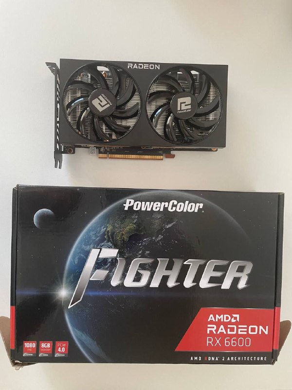 Видеокарта AMD Radeon PowerColor RX 6600 8gb