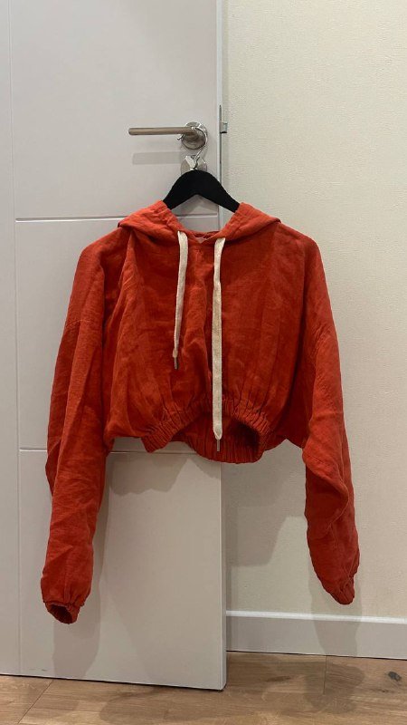 Топ женский XS, Кроп-худи изо льна Surepka, Свитер XS-S 2