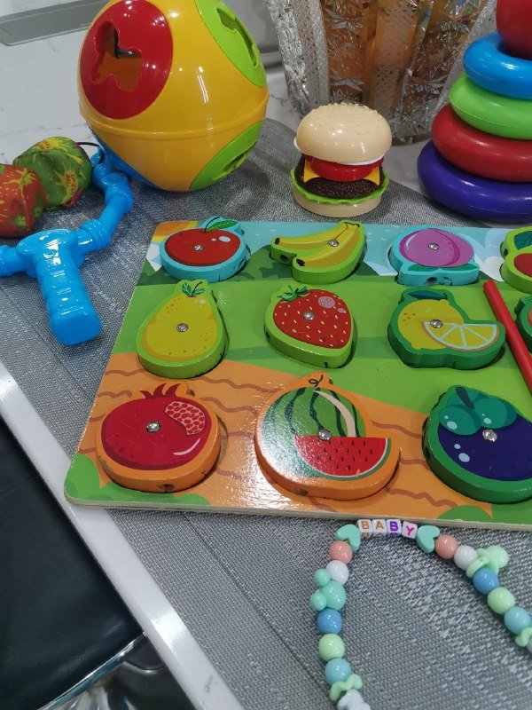 Игрушки для малышей сортер, магнитные пазлы, пирамидка, громофон 3