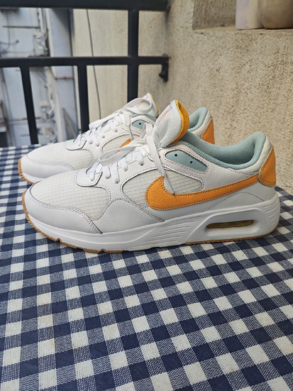 Кроссовки Nike Air Max SC White Laser Orange мужские 3