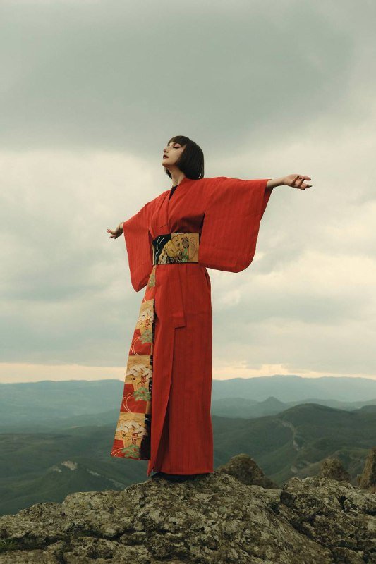 кимоно с поясом