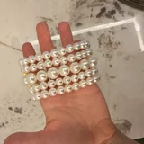Pearl forehead chain, pearl necklace 5