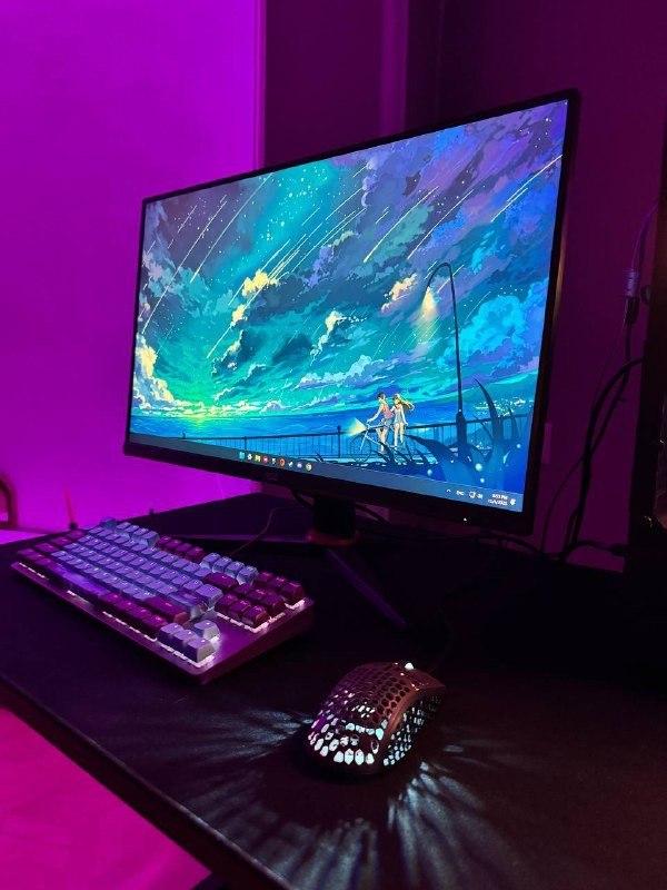 Игровой ПК, монитор, клавиатура, мышь, коврик, наушники 2