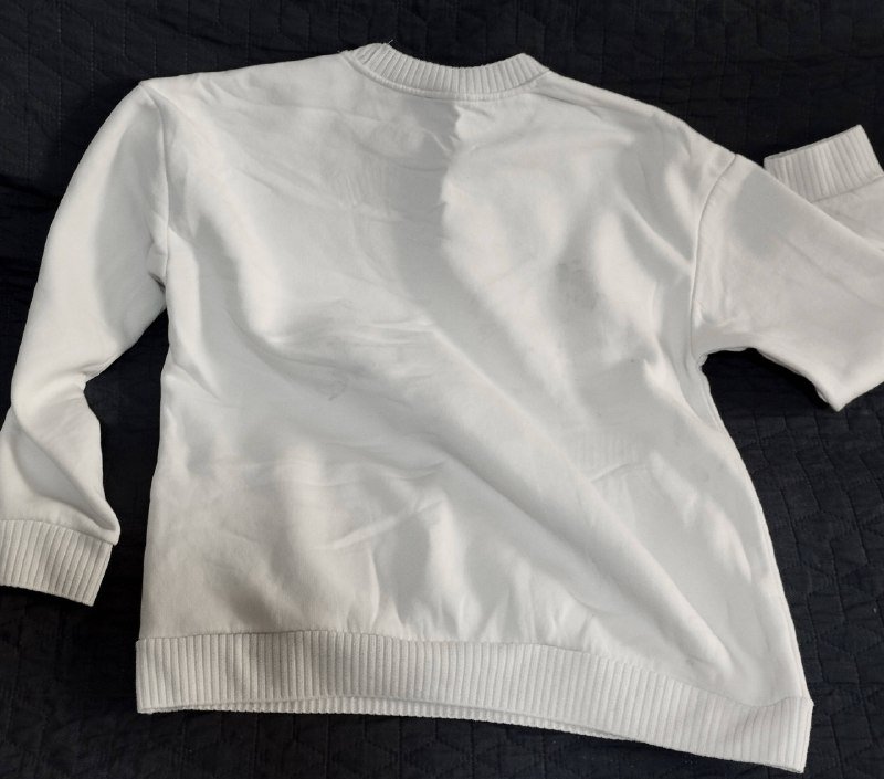 Белый мужской свитер размер L 3