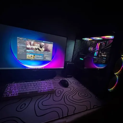 Игровой компьютер RTX 5080, монитор, мышь, клавиатура