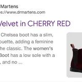 Челси Dr. Martens Flora Velvet 2