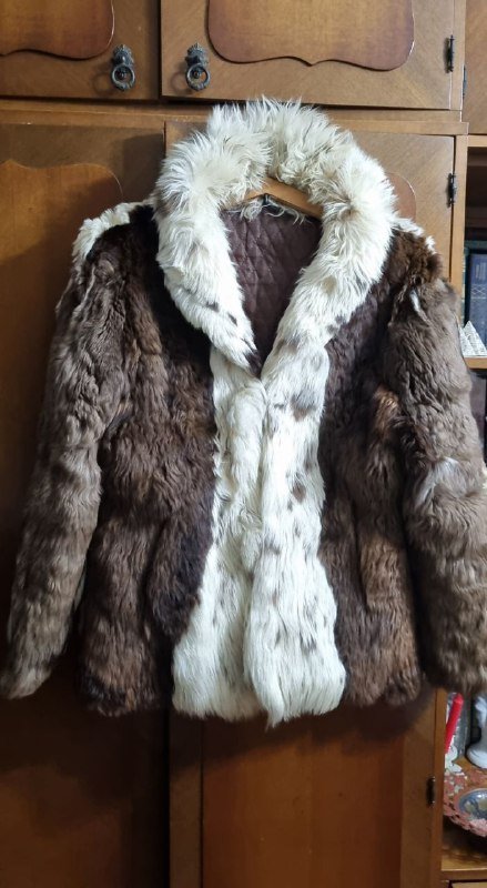 Полушубок натуральный Лама, размер S 5