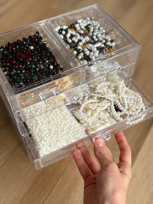 Мини-комодик для мелочей с бусинами и фурнитурой 2