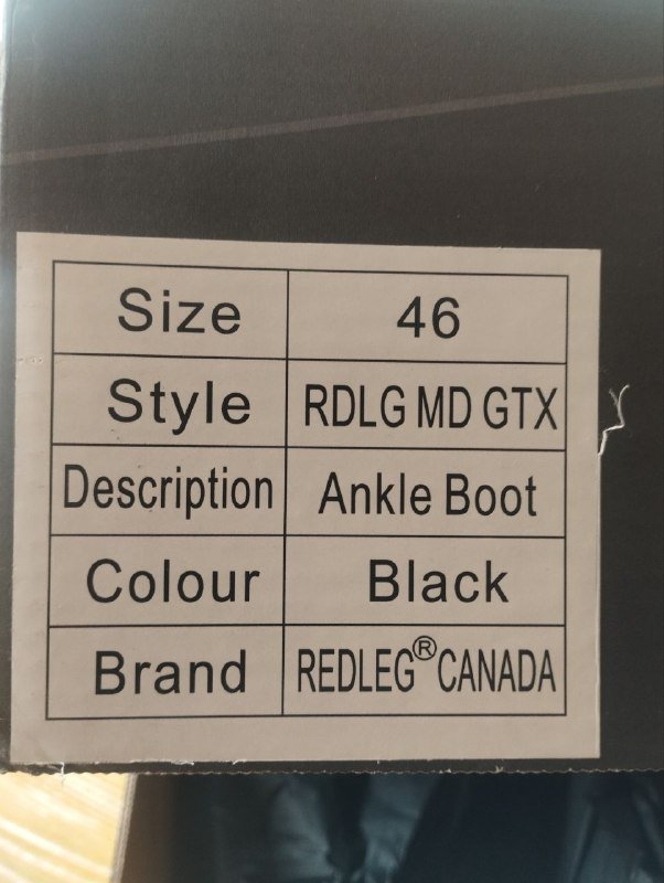 Мужские ботинки Redleg 46 размер 2