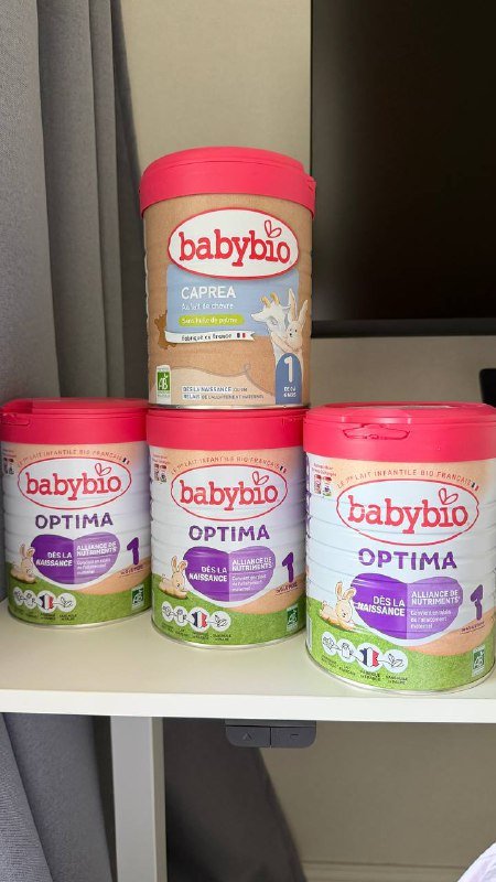 Смесь BabyBio Optima и Caprea 1