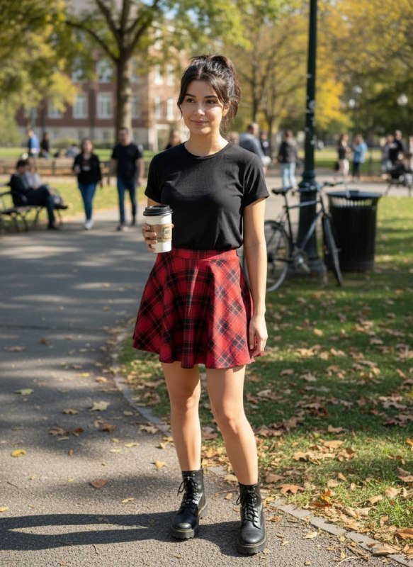 Юбка клетчатая Terranova