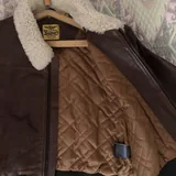 Кожаная утепленная куртка-бомбер Superdry 6