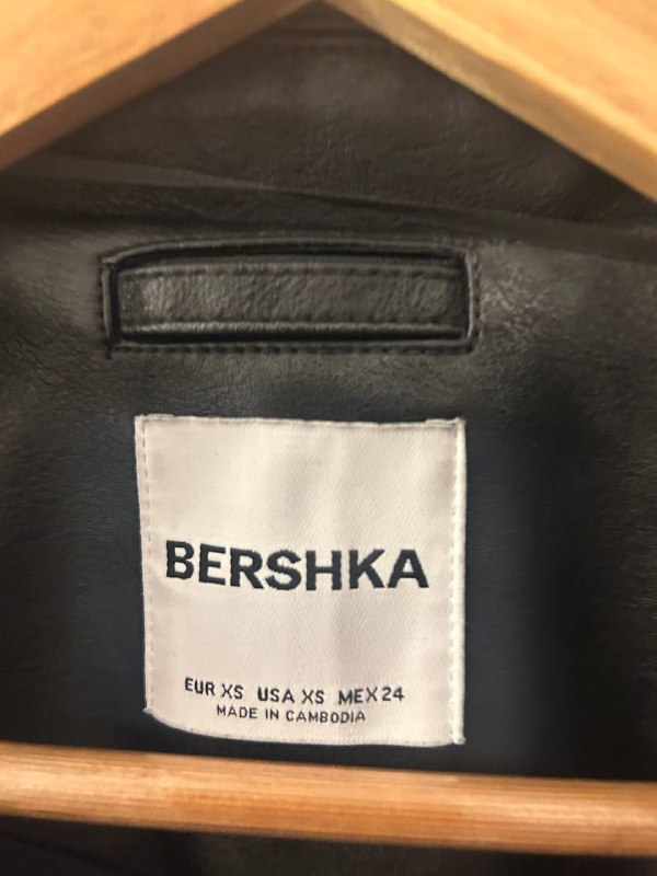 кожаная куртка Bershka, размер XS до M 3