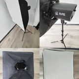 Студийная вспышка, софтбокс, стойка 2