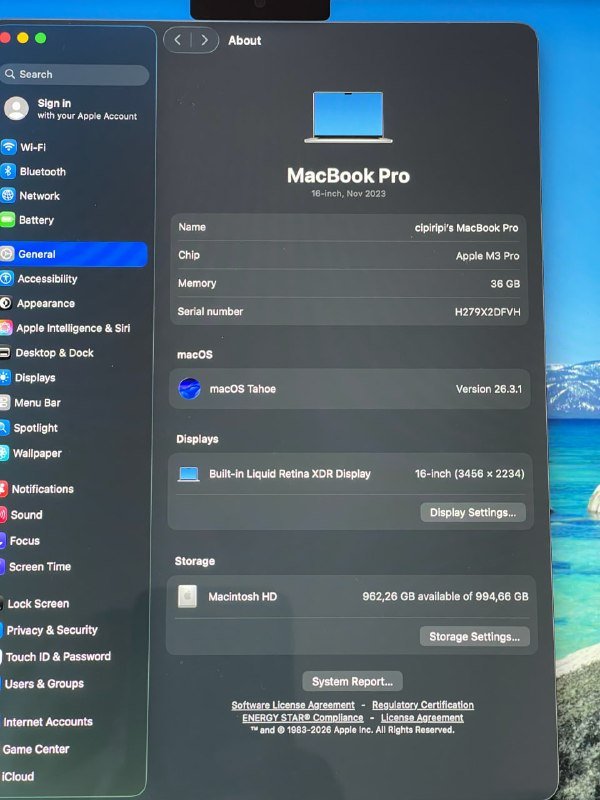 Apple MacBook Pro 16'' M3 Pro 36GB 1TB, M2 Pro 32GB 512GB 3