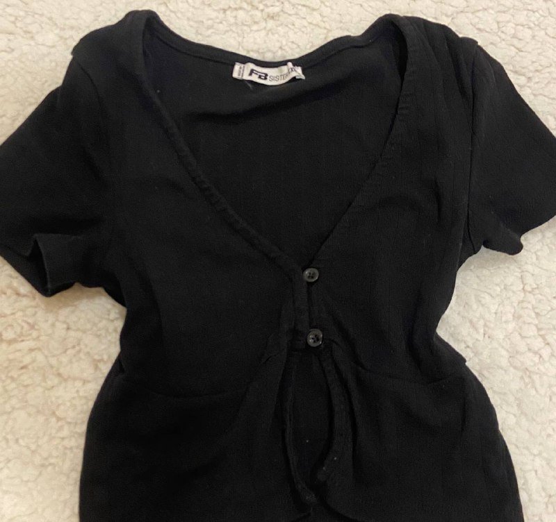 Свитер-топ, кофта в полоску, черный топик, белый кардиган-топ 3