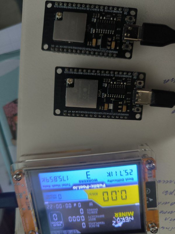 Nerd miner 2 и платы esp32 2