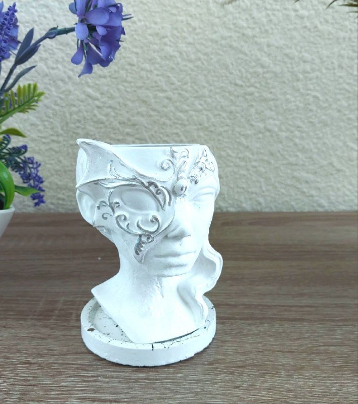 Фигурки из цемента для декора и горшки для суккулентов 3