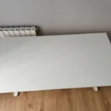 White JYSK desk 160×80 cm 2