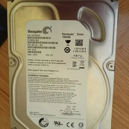 Жесткий диск Seagate 3.5 дюйма 1.5 ТБ