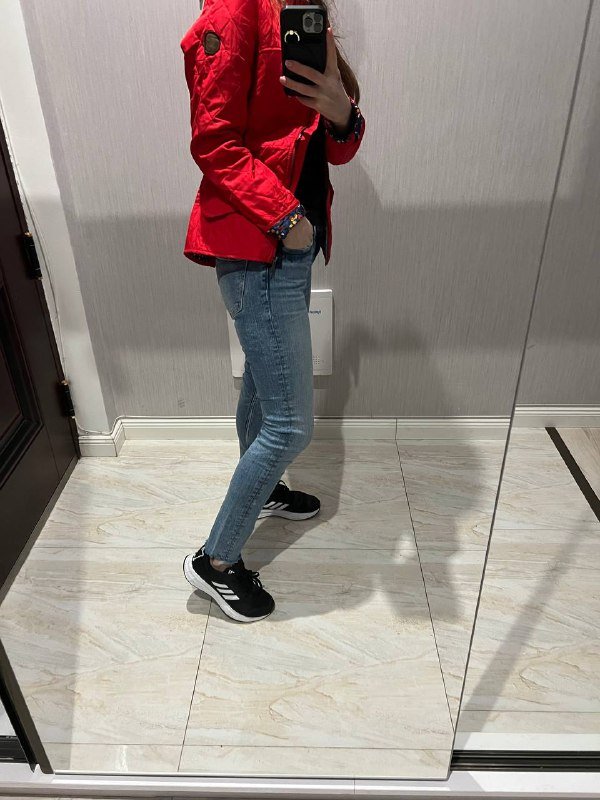 красная куртка Regatta с принтом размер s/m 4